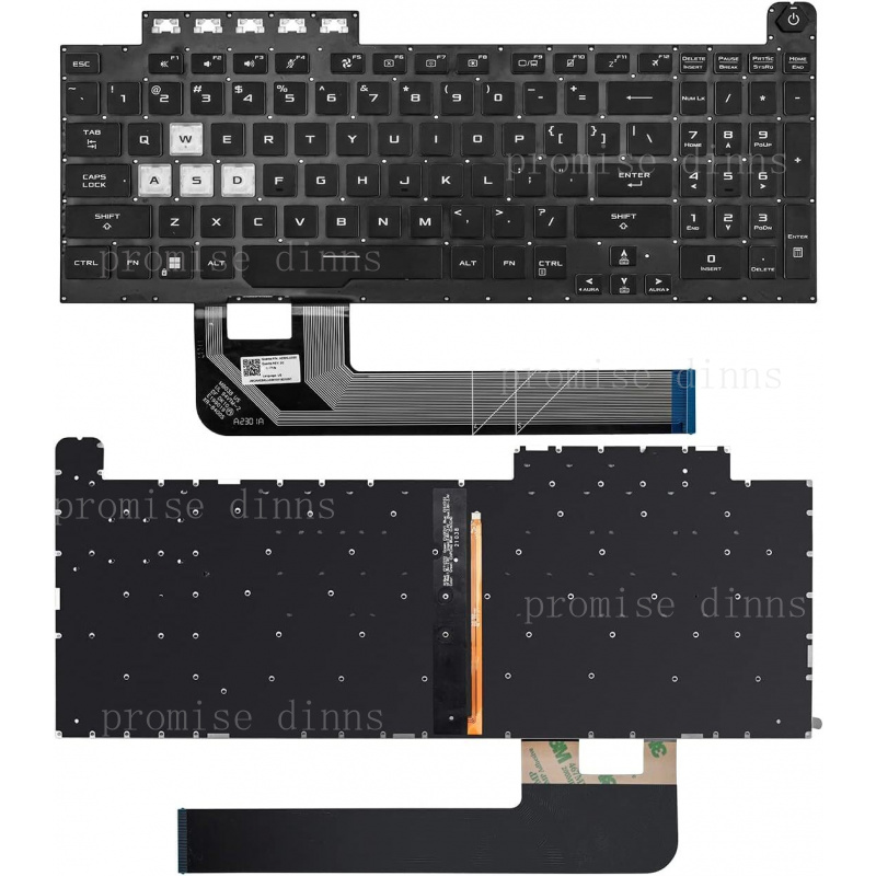 Gaming Keyboard Asus - M US-Tastatur für Asus TUF Gaming