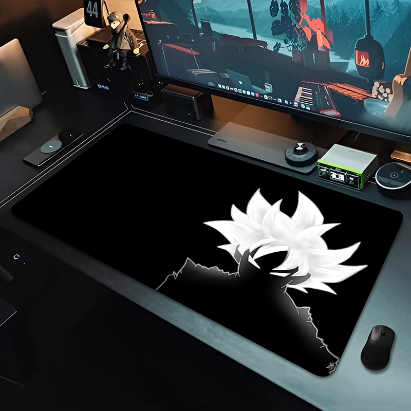 Gaming Keyboard Affordable - DBZ Schwarzes Anime-Mauspad Dragon Ball Große