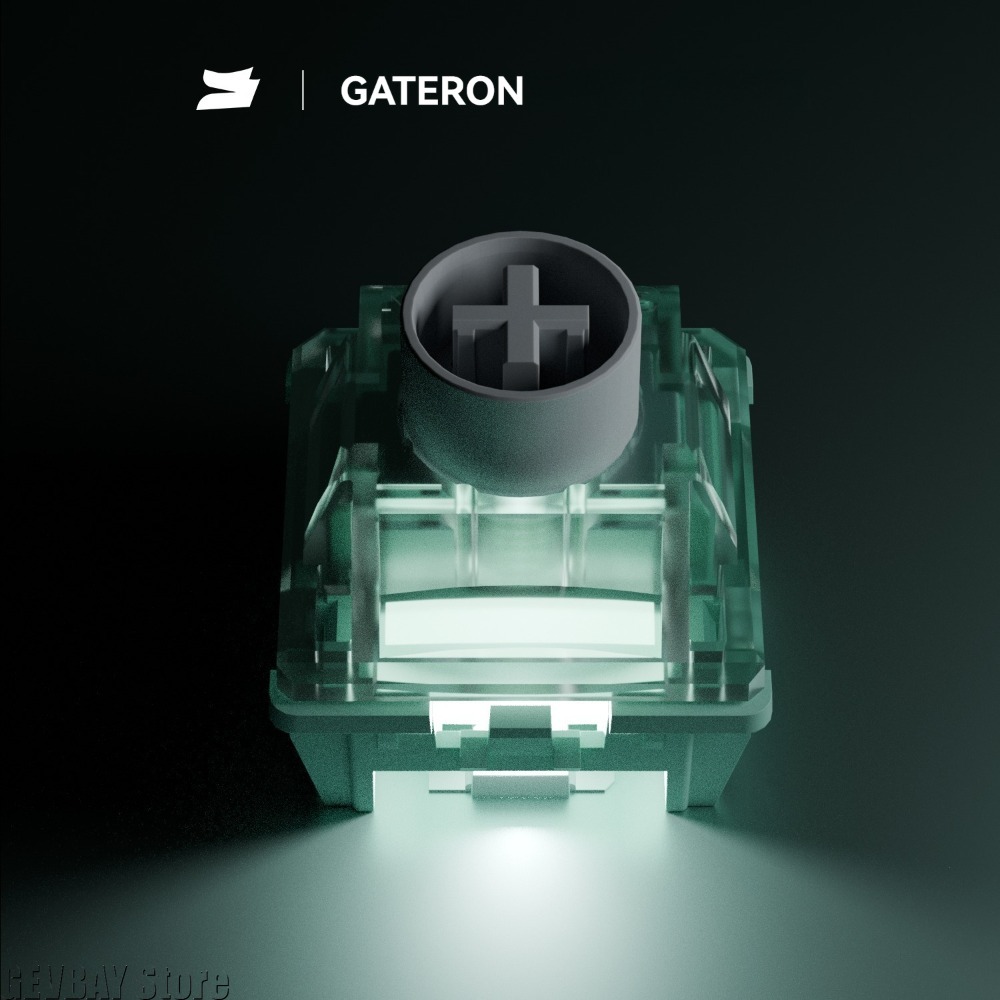 Gaming Keyboard Hall Effect - GATERON Magnetischer Jade-Ultra-Schalter, linear, frei einstellbar,