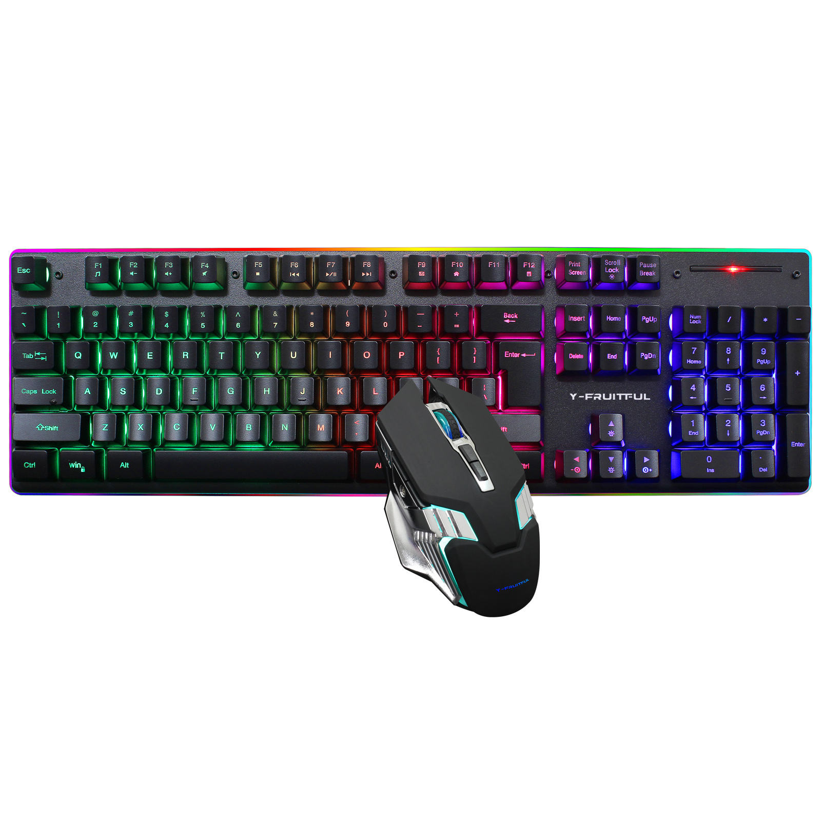 Gaming Keyboard And Mouse Combo Wireless - 104 Tasten RGB-Computer, kabellos, über USB