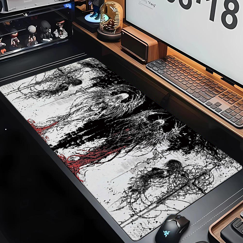 Keyboard Gaming Black - Dark Angel Art Design Großes, rutschfestes