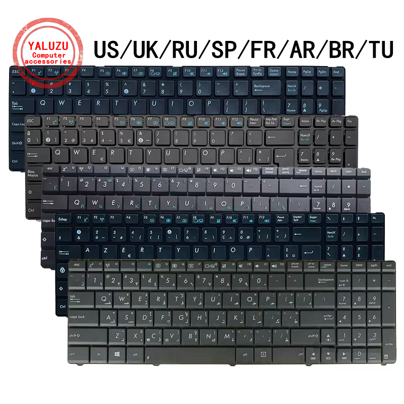 Gaming Keyboard Asus - US/UK/RU/SP/FR/AR/BR/TU Laptop Tastatur Für ASUS A52