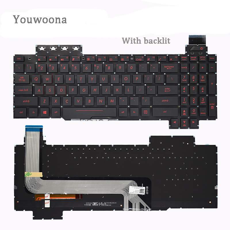 Gaming Keyboard Asus - Neue Laptop-Tastatur für Asus FX63 FX63V