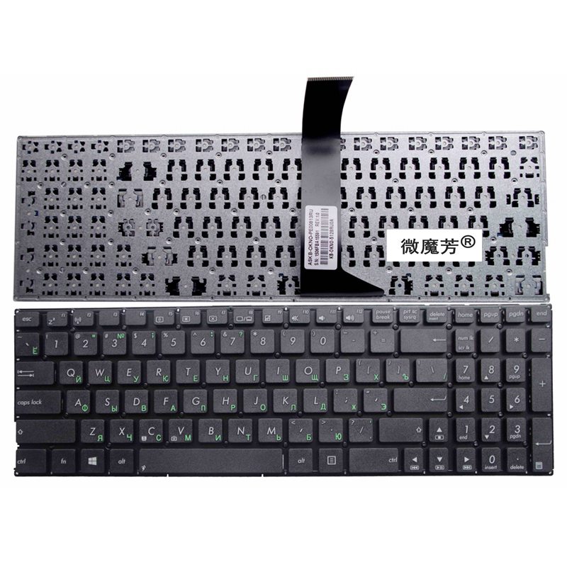 Gaming Keyboard Asus - Russische Laptop tastatur für Asus K550