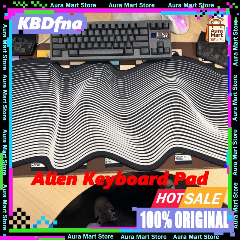 Mechanical Switch Tester - KBDfans Black Snail Alien Tastatur-Tischunterlage, Mauspad,