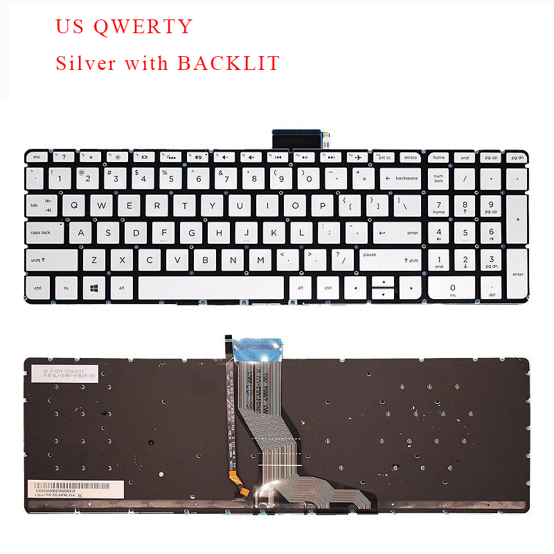 Gaming Keyboard Hp - Neue US-Tastatur für HP ENVY 17-U000