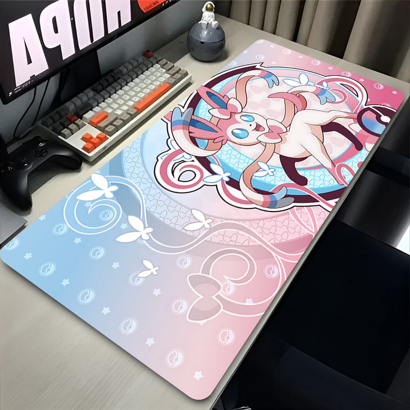 Gaming Keyboard Theme - Großes rosa süßes Mauspad XXL Gaming-Computerzubehör