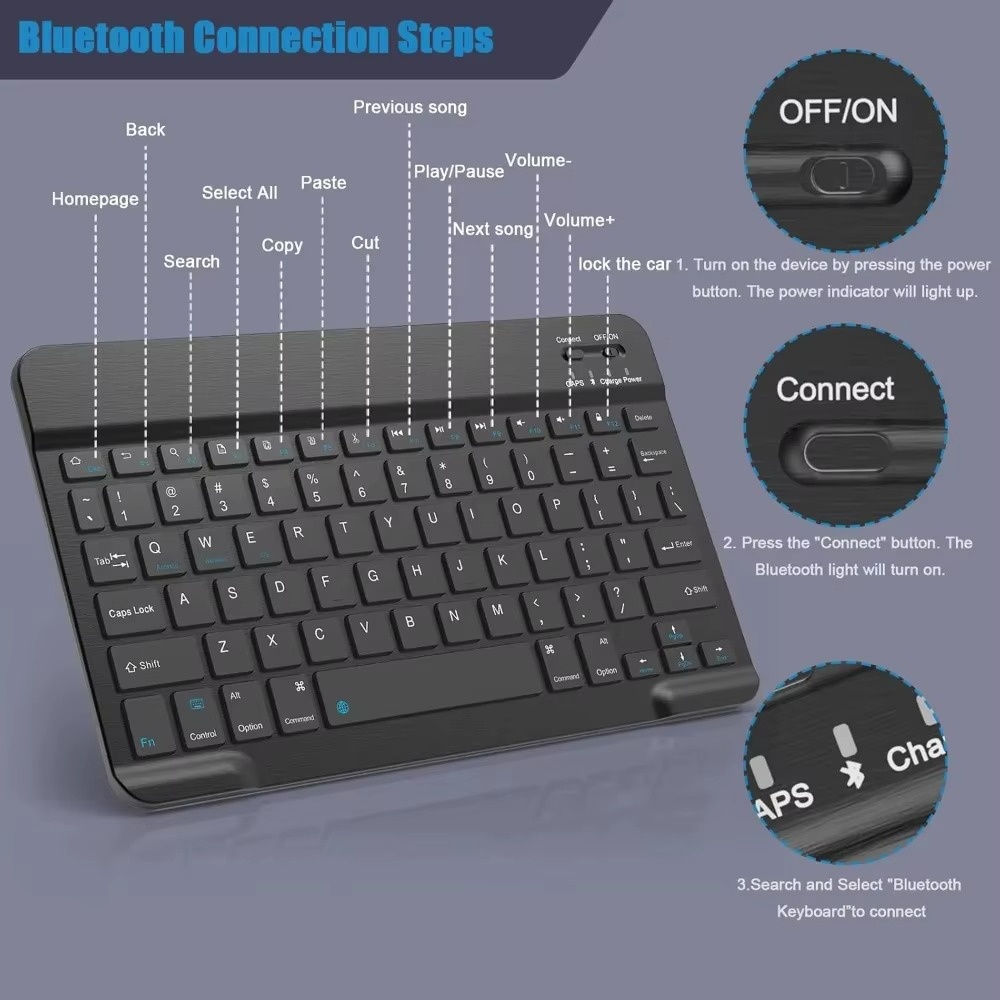Bluetooth 5.0 Drahtlose Tastat – Gaming Keyboard Wireless Bewertung und Preis