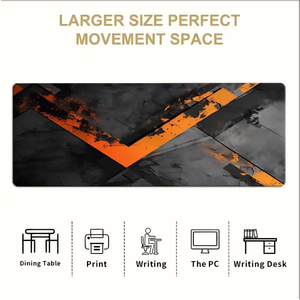 Schwarz-Orange Geometrische Ri – Keyboard Gaming Black Bewertung und Preis