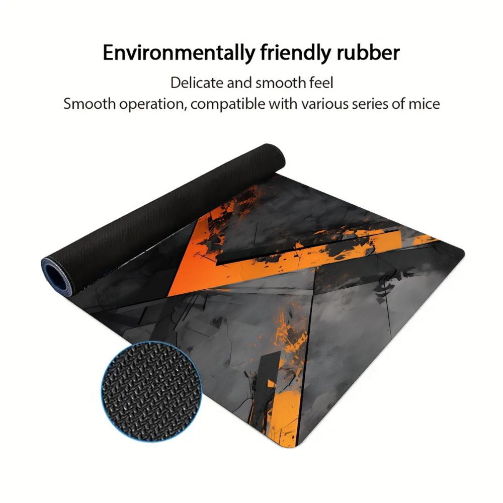 Schwarz-Orange Geometrische Ri – Keyboard Gaming Black Bewertung und Preis