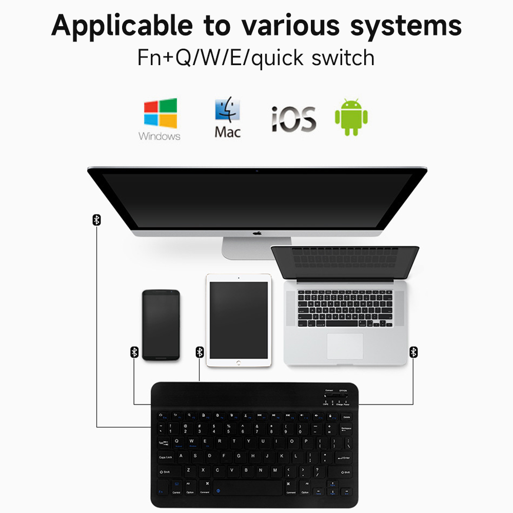 Bluetooth-Tastatur für iOS And – Gaming Keyboard Wireless Bewertung und Preis