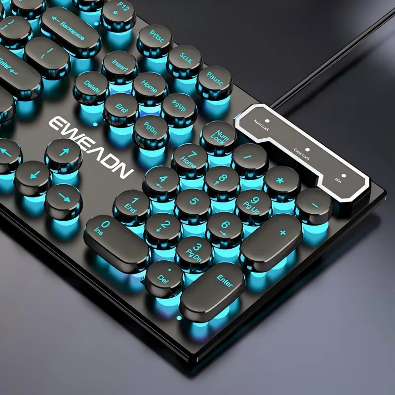 Retro Punk Mechanisches Tastat – Gaming Keyboard Wireless Bewertung und Preis