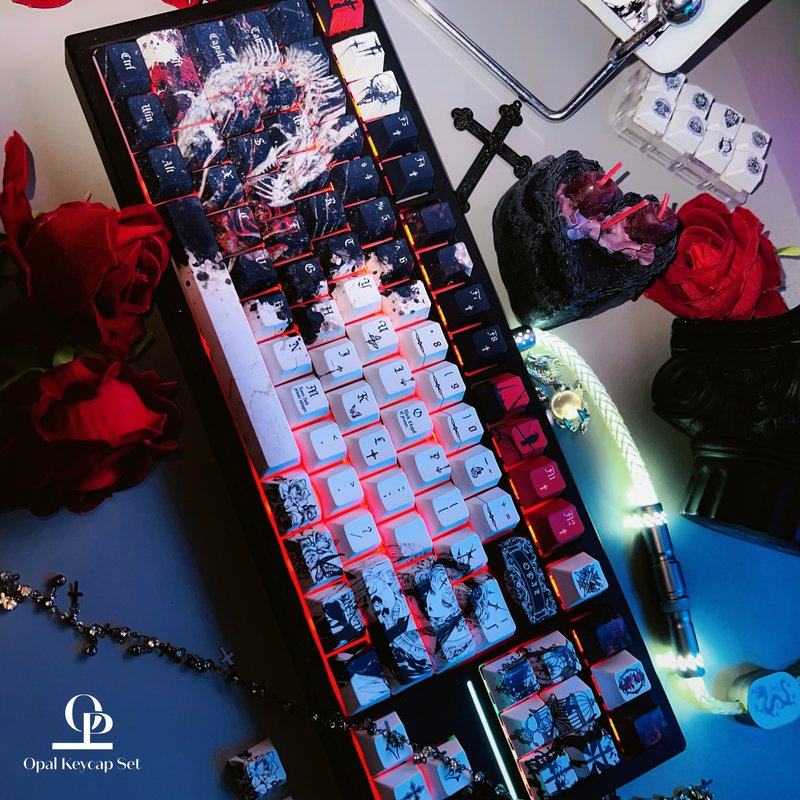 Schwarz-weißes Themen-Tastenka – Keyboard Gaming Black Bewertung und Preis