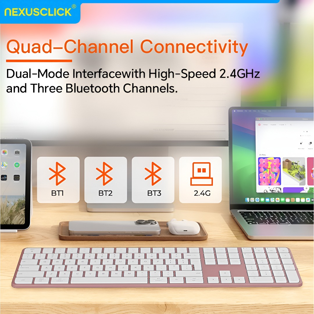 NexusClick Wiederaufladbare Ka – Gaming Keyboard And Mouse Combo Wireless Bewertung und Preis