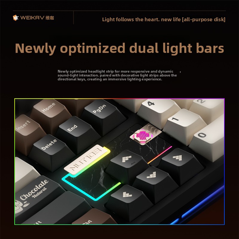 WEIKAV NUT108 Mechanische Tast – Gaming Keyboard Wireless Bewertung und Preis