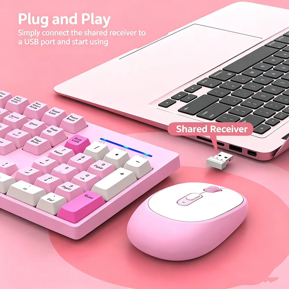 KEBIDUMEI 2,4G Kabelloses Tast – Gaming Keyboard And Mouse Combo Wireless Bewertung und Preis
