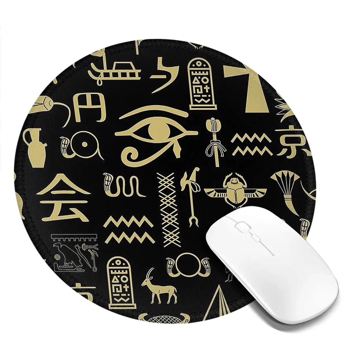 Rundes Mauspad mit dem altägyp – Gaming Keyboard Egypt Bewertung und Preis