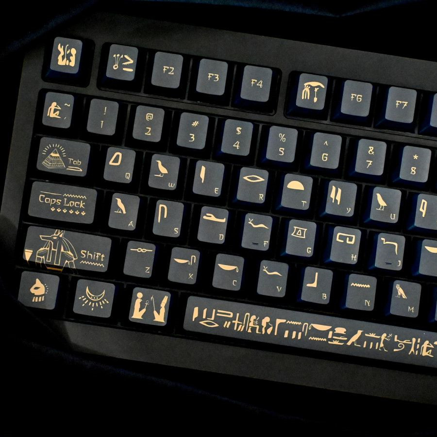 142 Tasten Pharao Keycap pbt M – Keyboard Gaming Black Bewertung und Preis