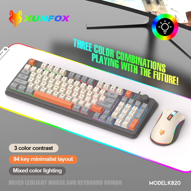 K820 USB Wired Spiel Tastatur  – Gaming Keyboard And Mouse Combo Wireless Bewertung und Preis