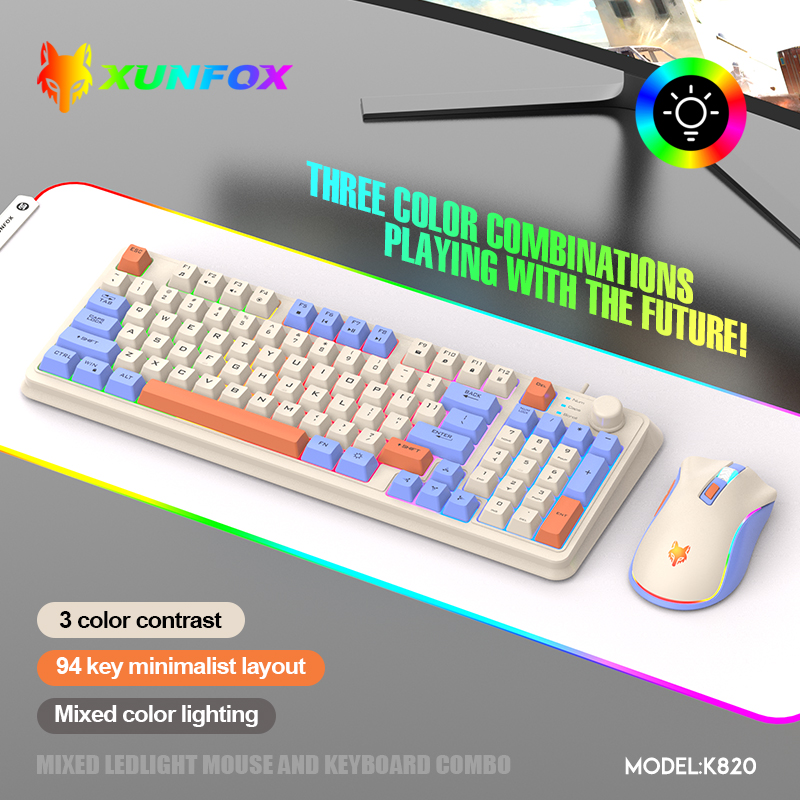 K820 USB Wired Spiel Tastatur  – Gaming Keyboard And Mouse Combo Wireless Bewertung und Preis