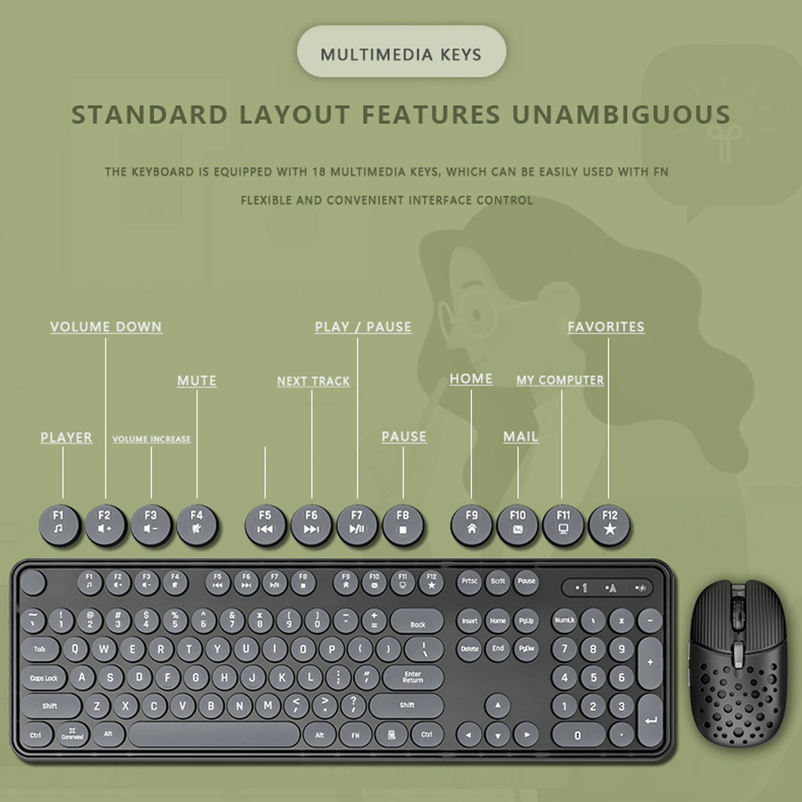 104 Tasten 2,4G Kabellose Gami – Gaming Keyboard And Mouse Combo Wireless Bewertung und Preis
